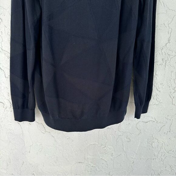 ARMANI EXCHANGE Sweater Mens XXL Pullover Shawl Neck Long Sleeve Cotton Blend - Picture 7 of 9